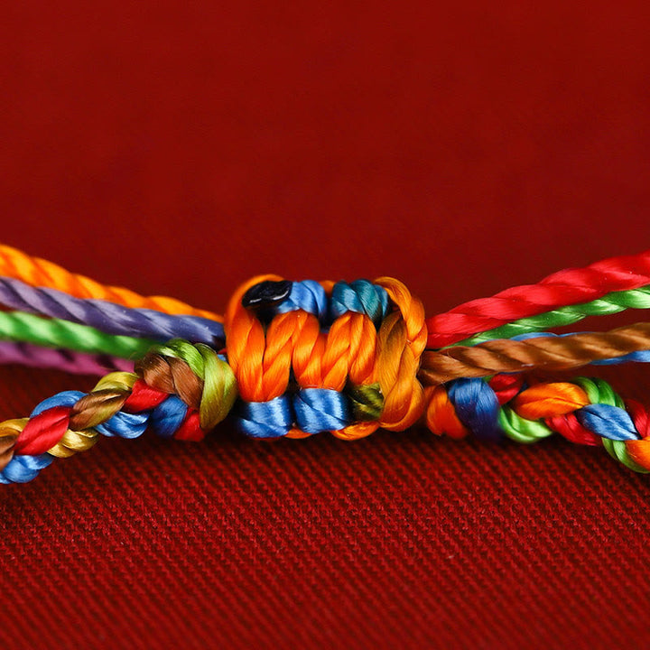 Buddha Stones "May all your wishes come true" Lucky Multicolored Bracelet - image 3