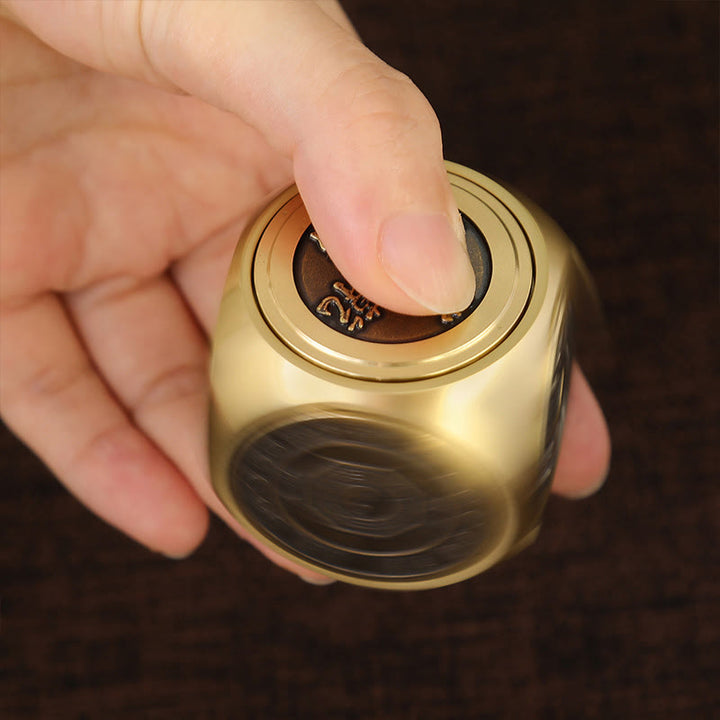 Buddha Stones Four Beasts Feng Shui Yin Yang Bagua Copper Coin Harmony Rotatable Decoration - image 7