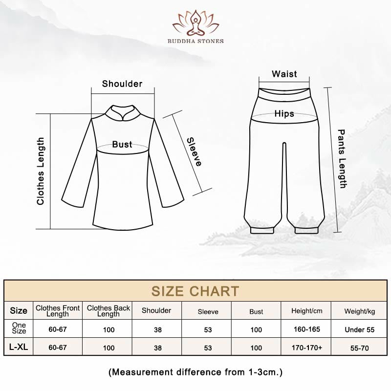 Buddha Stones Simple White Beige Pattern Meditation Spiritual Zen Practice Yoga Clothing Women's Clothes - image 15