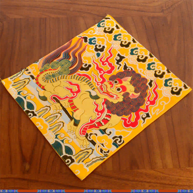 Fengshui Kirin Prayer Altar Mat Healing Meditation Auspicious Symbol Mat - image 3