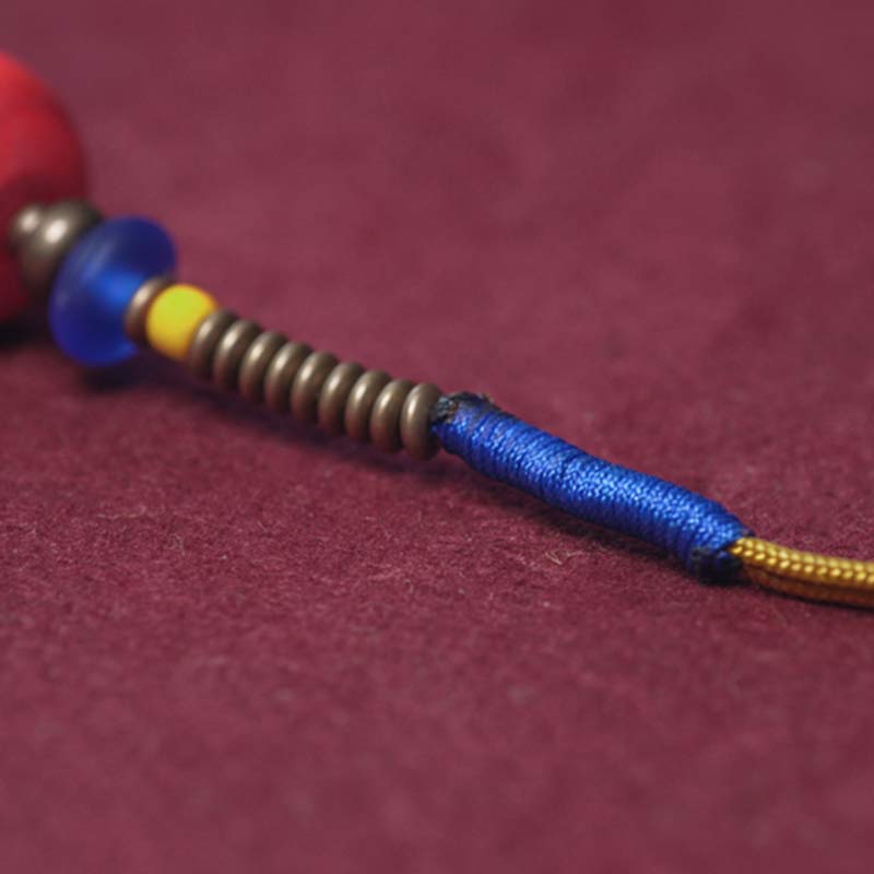 Buddha Stones 108 Mala Beads Bodhi Seed Dzi Bead Peace Tassel Bracelet - image 12