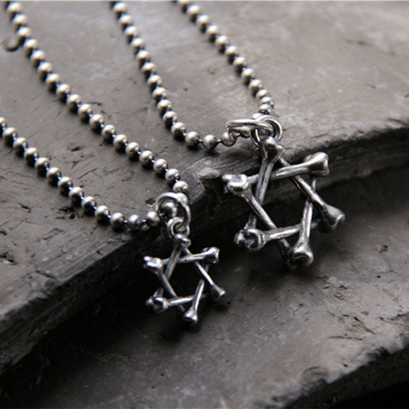 925 Sterling Silver Star of David Hope Protection Necklace - image 2