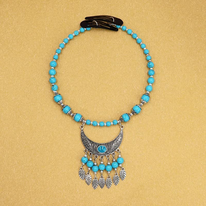 Tibetan Exotic Beads Tassel Hair Decoration - image 0