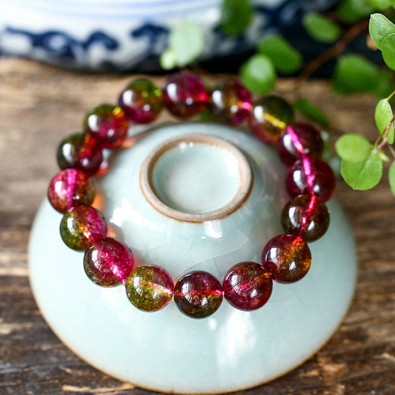 Buddha Stones Natural Tourmaline Love Wisdom Bracelet - image 3