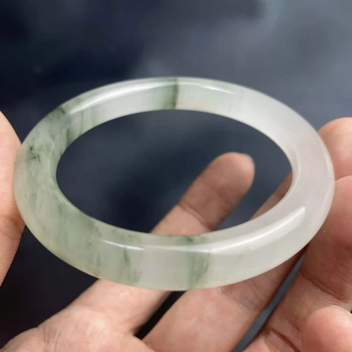 Buddha Stones Jade Abundance Luck Blessing Bracelet Bangle - image 5