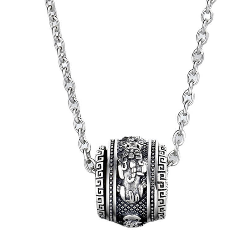 Buddha Stones PiXiu Luck Wealth Rotatable Necklace Pendant - image 6