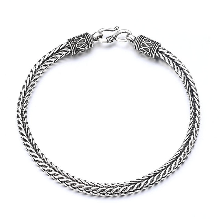 Buddha Stones Vintage Dragon Keel Braided Twisted Design Wealth Buckle Bracelet - image 6