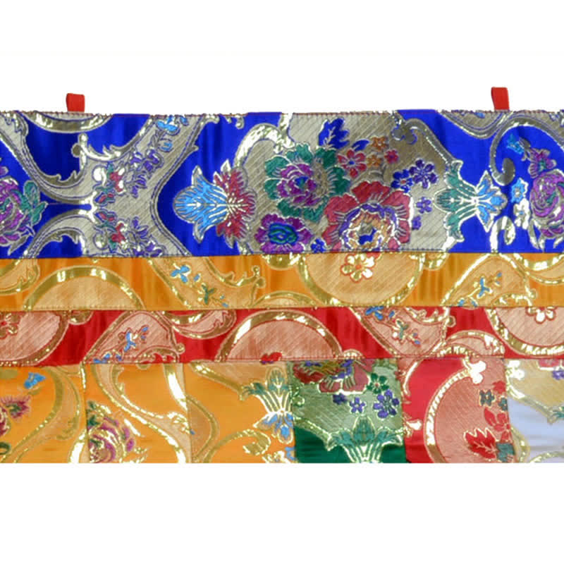 Tibetan Five Colors Hanging Curtain Prayer Altar Healing Meditation Curtain - image 7