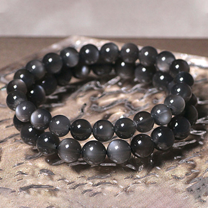Buddha Stones Natural Moonstone Positive Love Beads Bracelet - image 2
