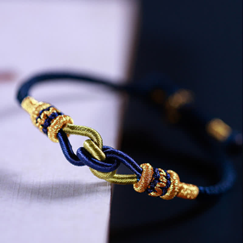 Buddha Stones Handmade Knotting Faith Strength Braid String Bracelet - image 4