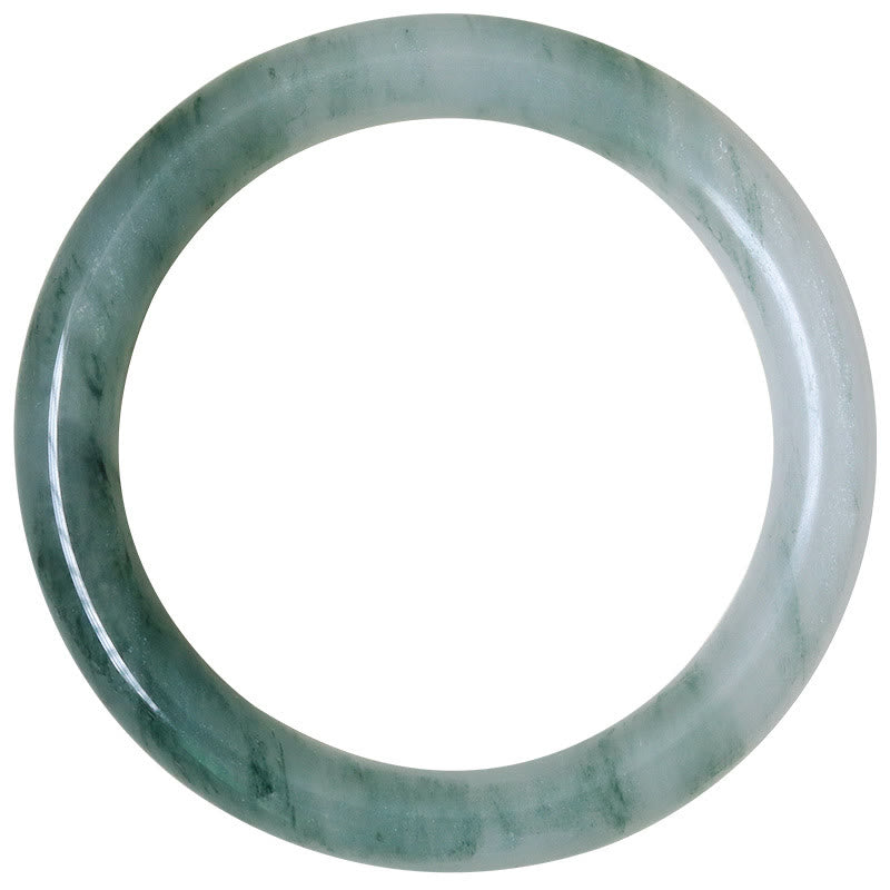Buddha Stones Natural Jade Luck Prosperity Bangle Bracelet - image 12