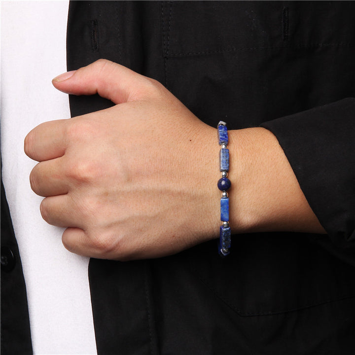 Buddha Stones Natural Crystal Amethyst Tiger Eye Spiritual Balance Bracelet - image 22