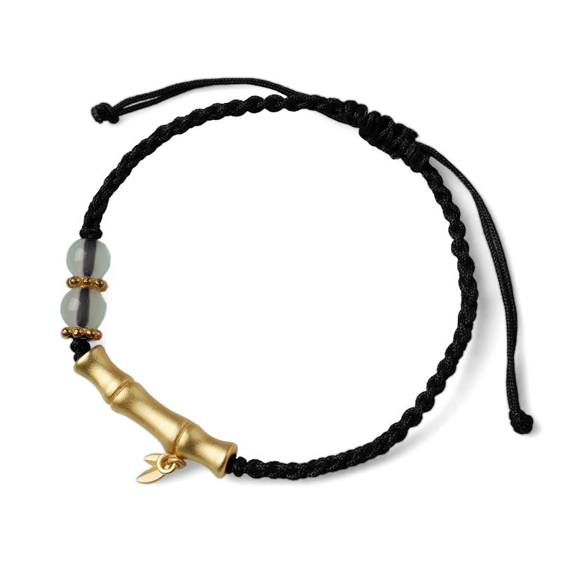Buddha Stones Bamboo Design Luck Strength Braided Bracelet - image 13