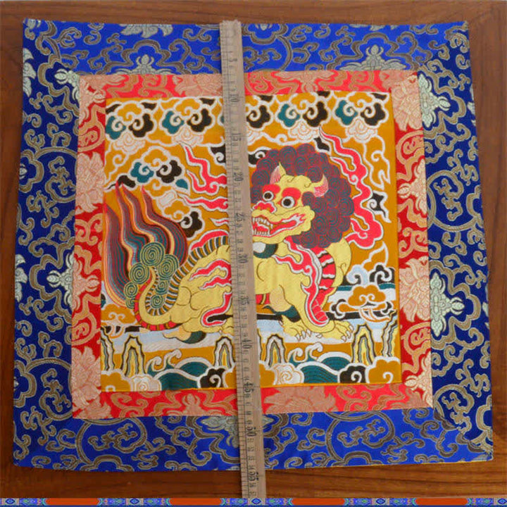 Fengshui Kirin Prayer Altar Mat Healing Meditation Auspicious Symbol Mat - image 5