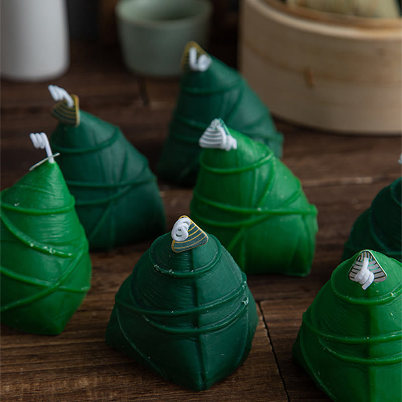 Buddha Stones Dragon Boat Festival Zongzi Pattern Scented Candle Gift For Family Friends - image 17