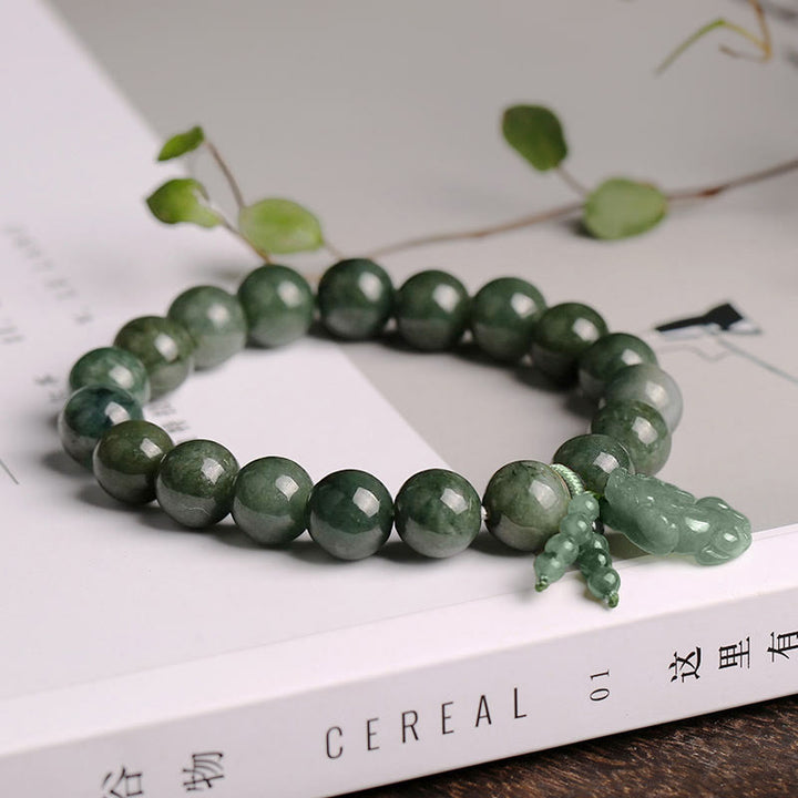 Tibetan Jade PiXiu Prosperity Bracelet - image 2