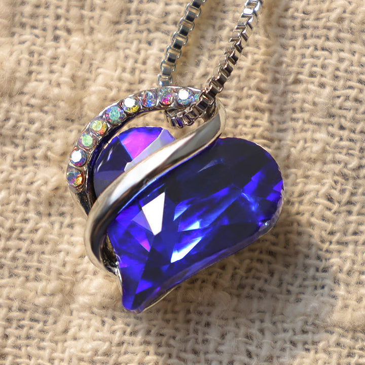 Buddha Stones Love Heart Birthstone Healing Energy Necklace Pendant - image 32