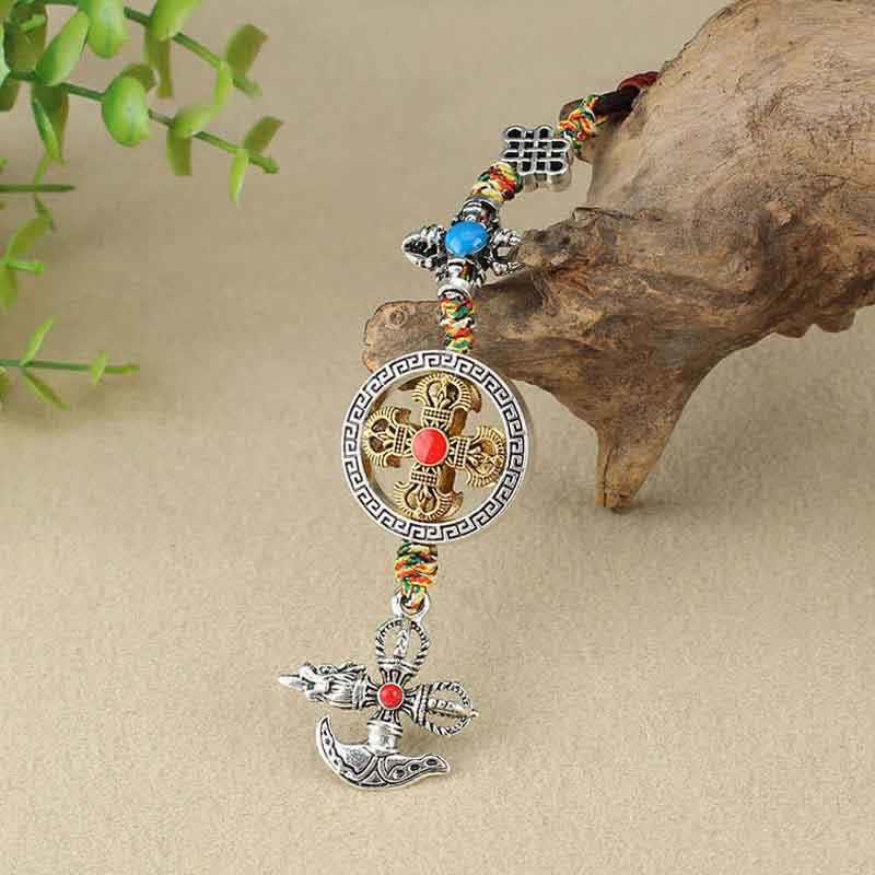 Tibet Vajra Spiritual Power Car Hanging Decoration - image 1