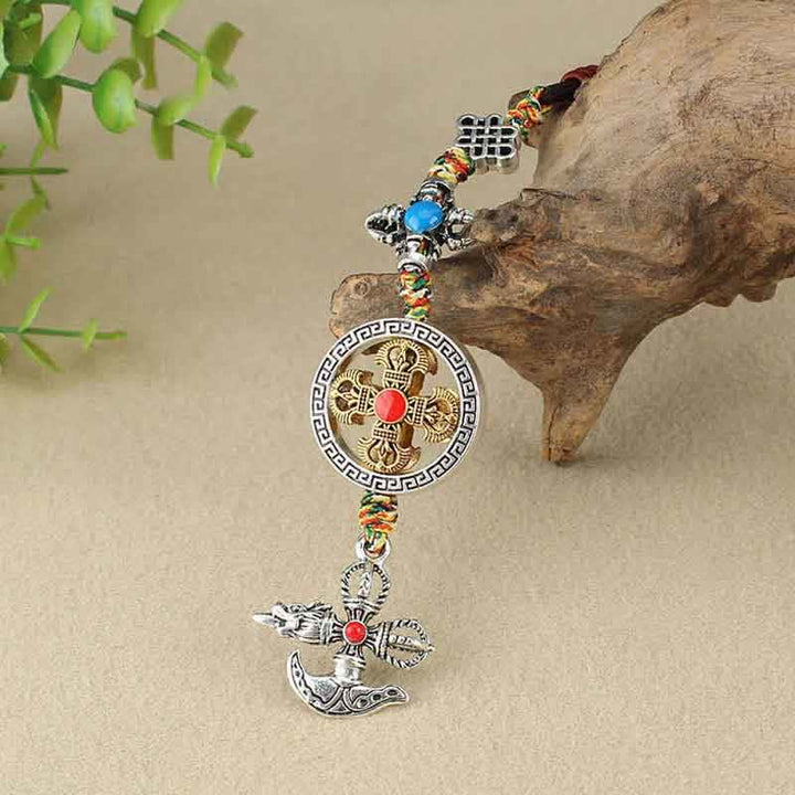 Tibet Vajra Spiritual Power Car Hanging Decoration - image 1