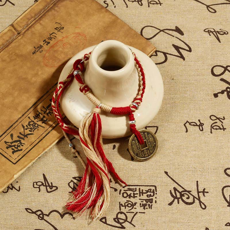 Buddha Stones Mountain Ghosts Spend Money Wealth Prosperity Handmade Braided Bracelet - image 2