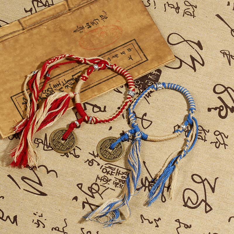 Buddha Stones Mountain Ghosts Spend Money Wealth Prosperity Handmade Braided Bracelet - image 7