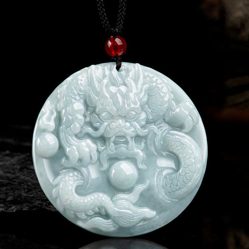 ❗❗❗A Flash Sale- Buddha Stones Chinese Zodiac Dragon Jade Success Amulet String Necklace - image 5