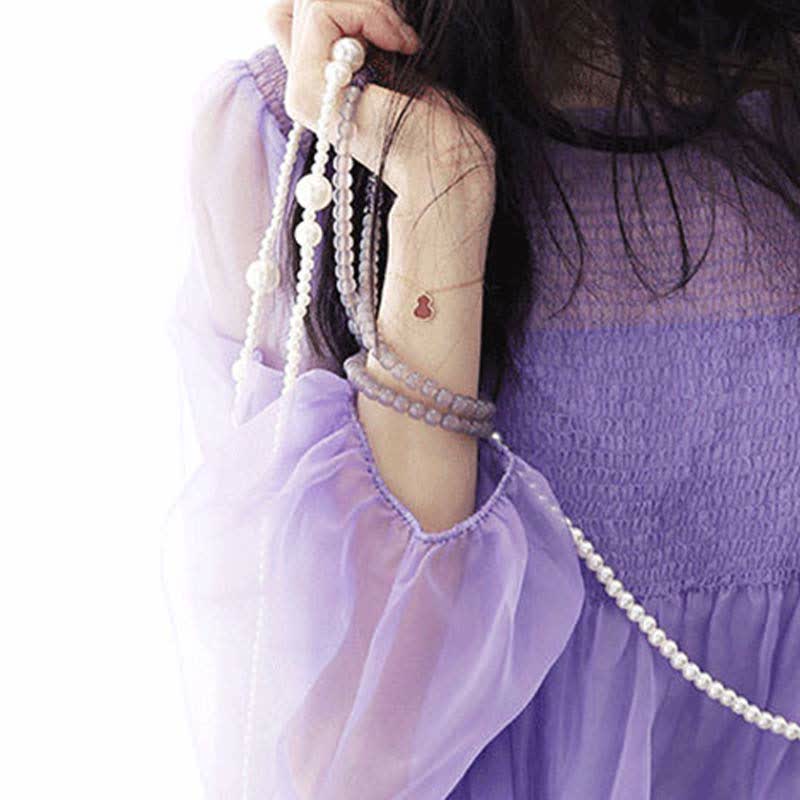 Buddha Stones Natural Amethyst Crystal Meditation Healing Bracelet - image 10