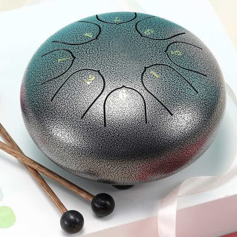 Steel Tongue Drum Sound Healing Meditation Yoga Drum Kit - LightGrey - image 13