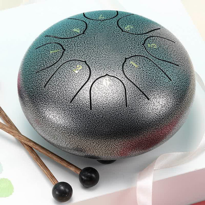 Steel Tongue Drum Sound Healing Meditation Yoga Drum Kit - LightGrey - image 13