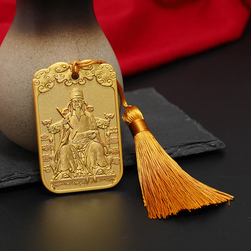 Buddha Stones Feng Shui Auspicious Star Wenchang Pen Pagoda Koi Fish Car Hanging Decoration - Emperor Wenchang&Wenchang Tower - Tassel - image 14