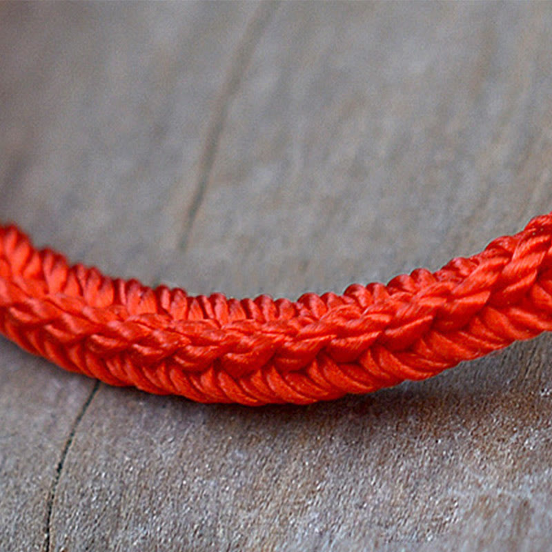 Buddha Stones Tibetan Handmade Eight Thread Peace Knot Protection Braided String Bracelet - image 5