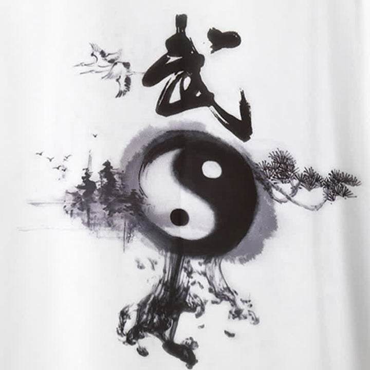 Buddha Stones 3Pcs Yin Yang Tree Tai Chi Spiritual Zen Practice Meditation Prayer Uniform Unisex Clothing Set - image 8