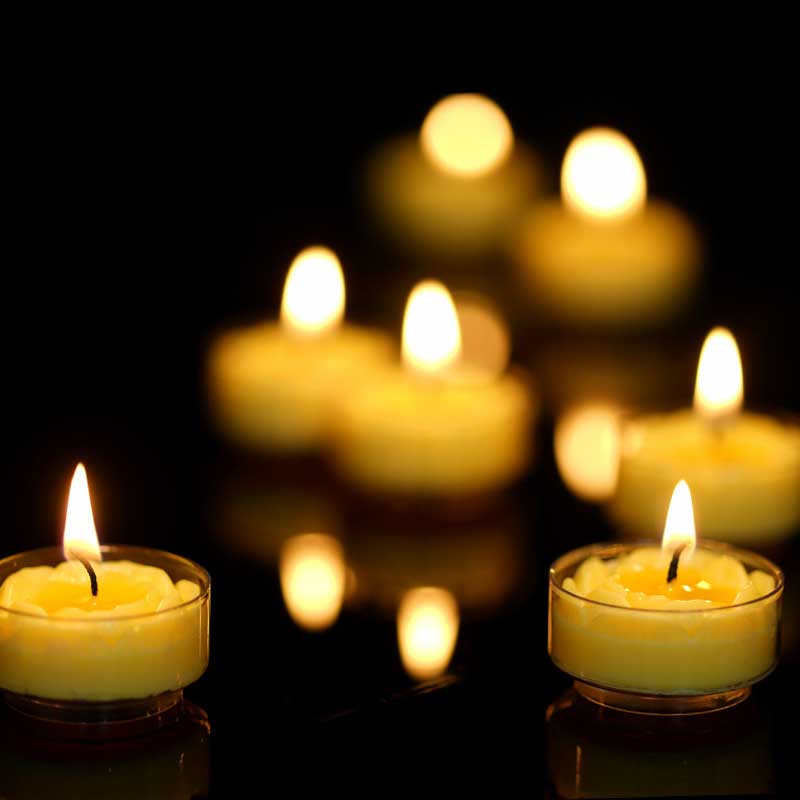 108Pcs Meditation Prayer Altar Candle Temple Rituals Use Items - Yellow - image 0