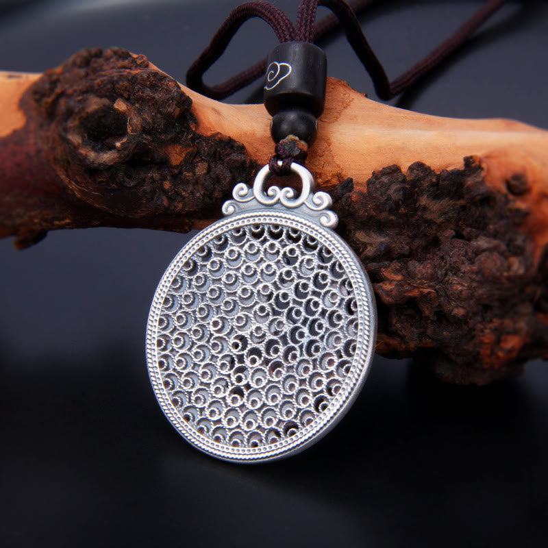 Buddha Stones 999 Sterling Silver Luck Koi Fish Success Prosperity Necklace Pendant - image 2