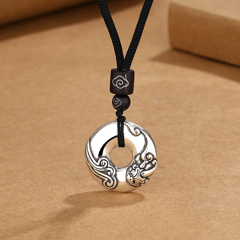 Buddha Stones PiXiu Peace Buckle Copper Wealth Necklace Pendant - PiXiu(Wealth♥Luck) - image 0