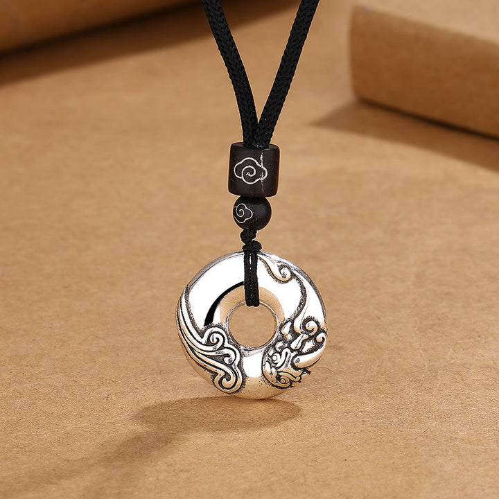 Buddha Stones PiXiu Peace Buckle Copper Wealth Necklace Pendant - PiXiu(Wealth♥Luck) - image 0