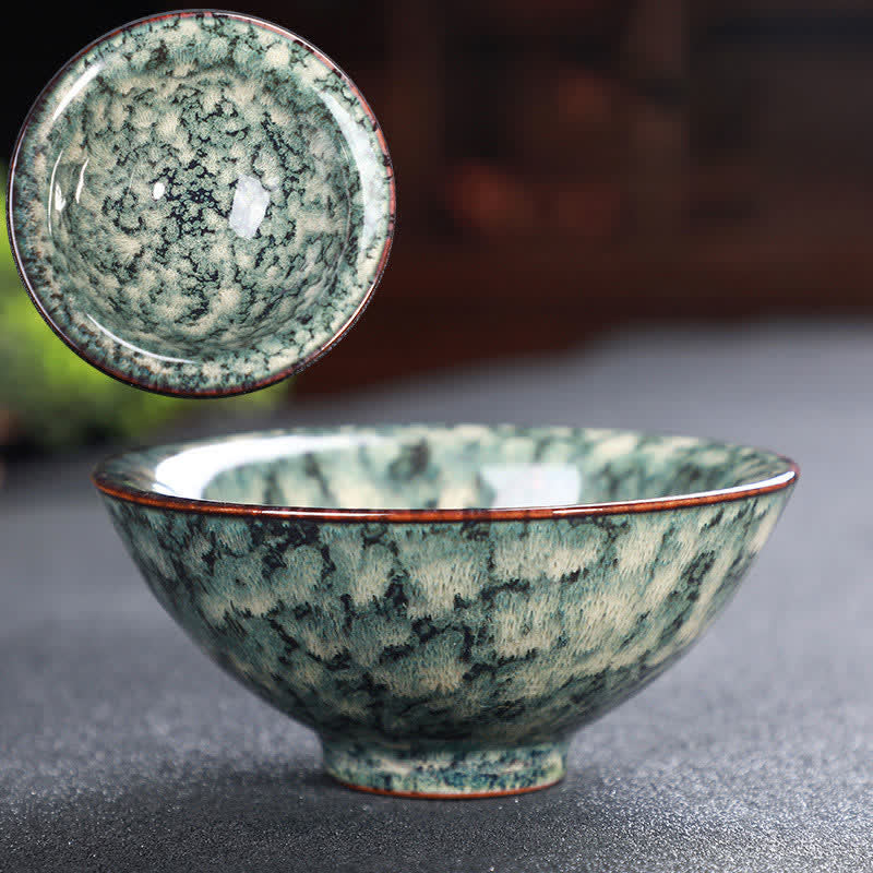 Buddha Stones Colorful Ceramic Teacup Home Office Tea Cups - Gainsboro - image 69
