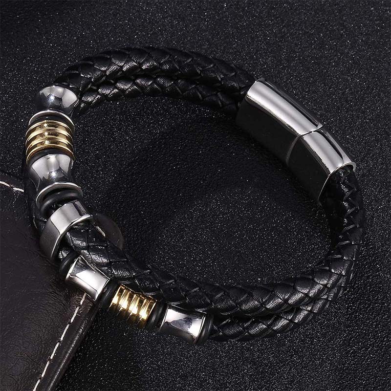 Buddha Stones Layered Leather Weave Fortune Bracelet - image 17