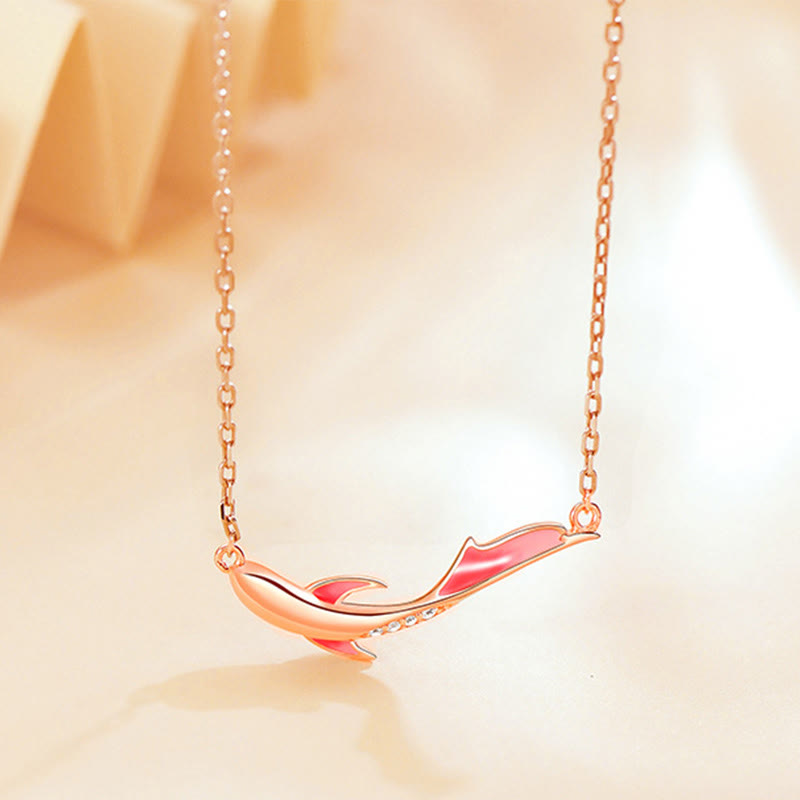 Buddha Stones 925 Sterling Silver Koi Fish Luck Zircon Prosperity Necklace Pendant - Koi Fish(Luck♥Prosperity) - image 0