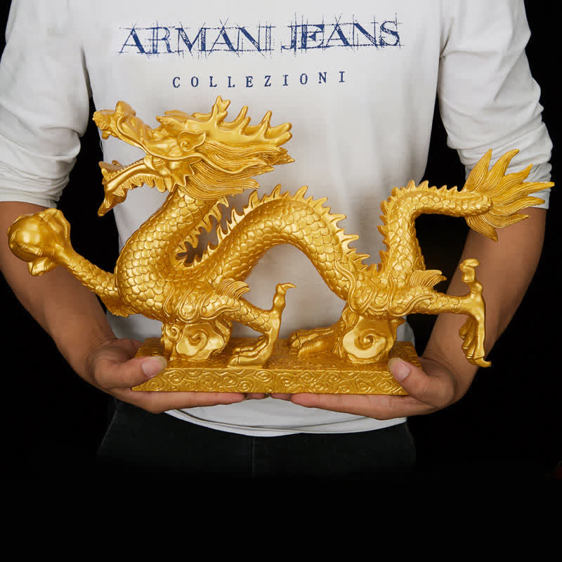 Buddha Stones Feng Shui Dragon Auspicious Cloud Wealth Luck Decoration - image 4