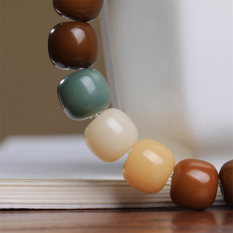 Buddha Stones Multicolored Bodhi Seed Keep Away Evil Spirits Bracelet - image 4