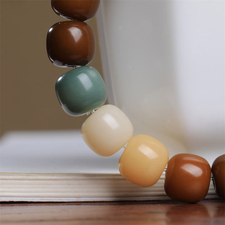 Buddha Stones Multicolored Bodhi Seed Keep Away Evil Spirits Bracelet - image 4