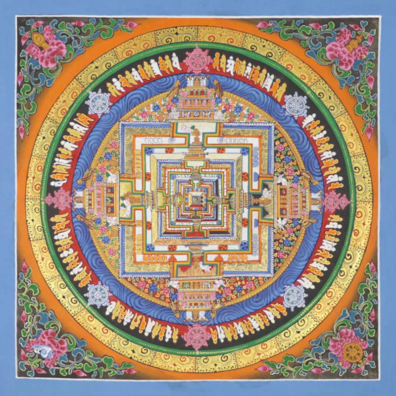 Buddha Stones Tibetan Thangka Painting Blessing Handmade Decoration - image 8