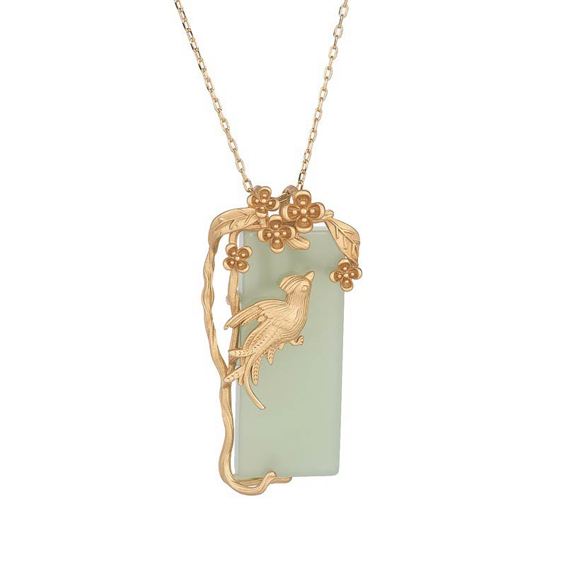 Natural Green Aventurine Balance Necklace Pendant - Green Aventurine - image 0