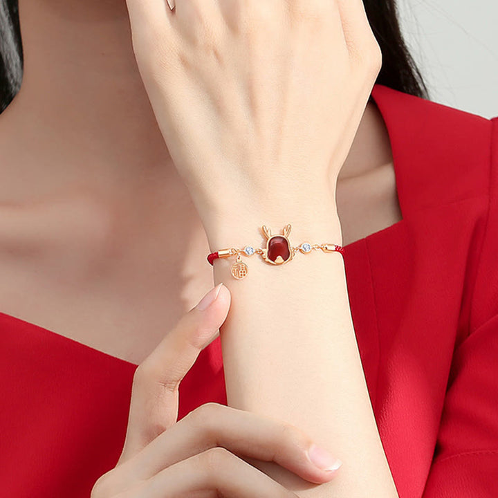 ❗❗❗A Flash Sale- Buddha Stones 925 Sterling Silver Year of the Dragon Natural Red Agate Dragon Attract Fortune Fu Character Strength Bracelet Necklace Pendant Earrings - image 22