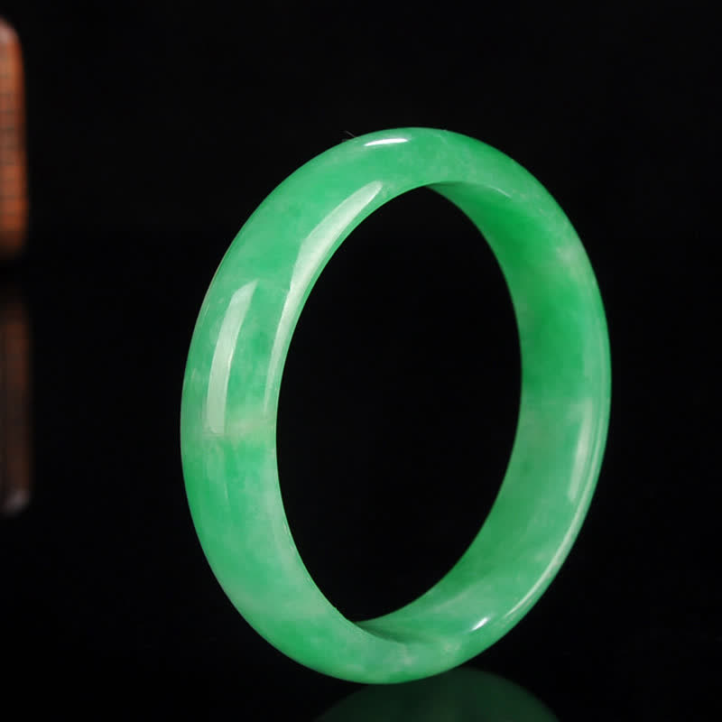 Buddha Stones Quartzite Jade Healing Abundance Protection Bracelet Bangle - image 4