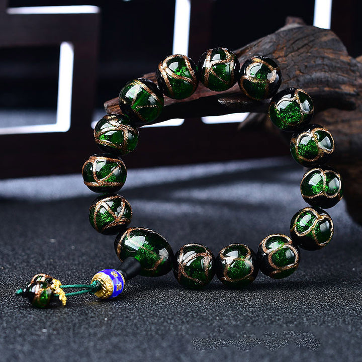 Tibetan Dragon Vein Agate Healing Bracelet - image 5