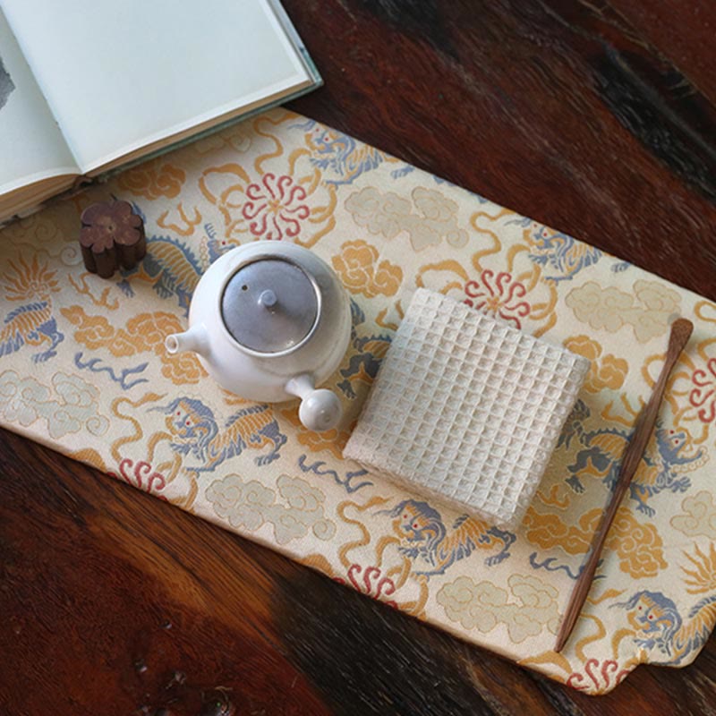 Elegant Floral Brocade Pattern Cup Mat Tea Cup Coaster - image 5